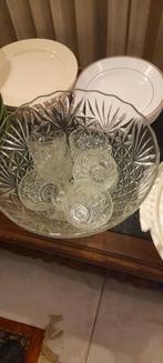 Punch bowl en glazen, Antiek en Kunst, Ophalen of Verzenden