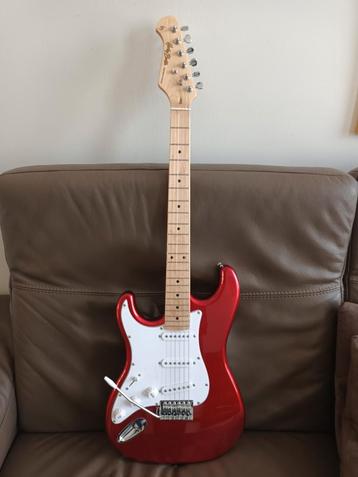 HB Strat pour gaucher en parfait état, Musique & Instruments, Instruments à corde | Guitares | Électriques, Enlèvement ou Envoi