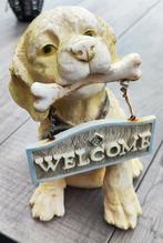 Hond " Welcome " voor decoratie, Gebruikt, Ophalen of Verzenden, Dier