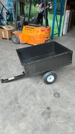 Stalen aanhangwagen met afneembare achterklep  180 kg -nieuw, Ophalen, Nieuw, Info@eurogarden.be, Sint-Truidensesteenweg 252 3300 Tienen