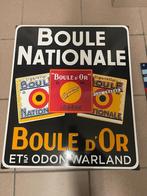 emaille reclame bord boule nationale, Nieuw, Reclamebord, Ophalen