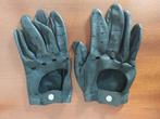 Vintage auto handschoenen voor vrouwen. Zwart leer., Ophalen of Verzenden, Gebruikt