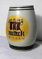 Vintage bierbeker in keramiek Perignem " Munck pils", Verzamelen, Ophalen of Verzenden