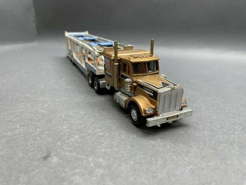Camion KENWORTH Transport Car Hauler USA Truck SHINSEI India, Hobby en Vrije tijd, Modelauto's | Overige schalen, Zo goed als nieuw
