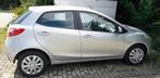 Zuinige Mazda 2 zilver 2008 diesel koopje ‼️, Auto's, Stof, Zwart, Particulier, Euro 4