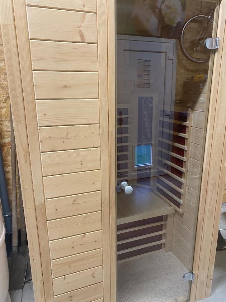 Infrarood Cabine Hanolux, Sport en Fitness, Sauna, Zo goed als nieuw, Complete sauna, Infrarood, Ophalen