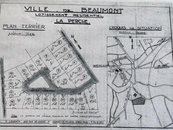 Ville de Beaumont, terrain à bâtir 