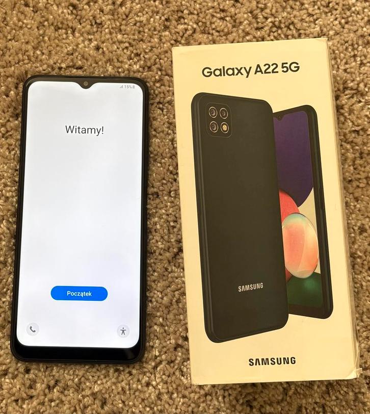 Samsung Galaxy A22 5G, Telecommunicatie, Mobiele telefoons | Samsung, Overige modellen, 128 GB, Touchscreen, Android OS, 10 megapixel of meer