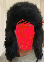 Zwarte wintermuts maat 57, Ophalen of Verzenden, Zo goed als nieuw, Muts