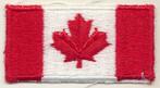 (m36) Canadese Maple Leaf vlag, badge, Envoi