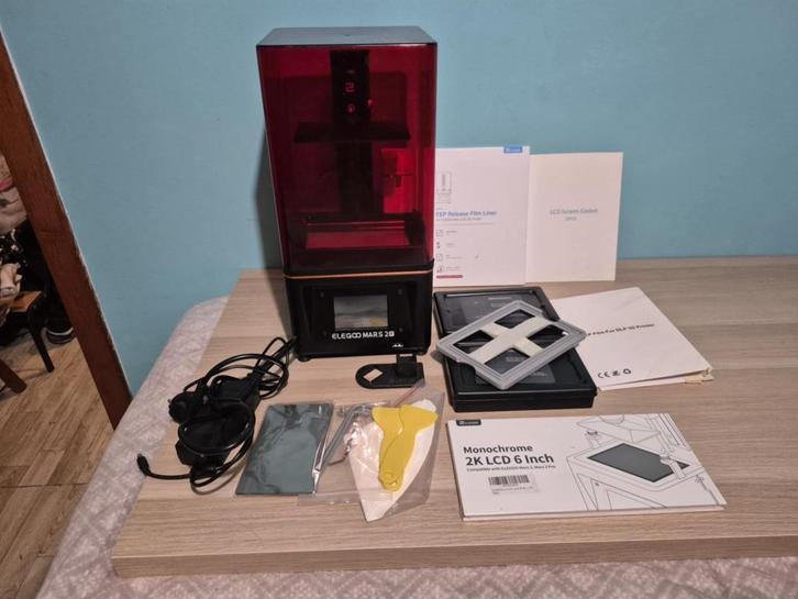 Elegoo Mars 2 Pro + Elegoo Mercury Plus, Computers en Software, 3D Printers, Zo goed als nieuw, Ophalen
