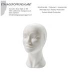 Presentatie Hoofd Vrouwl. M Piepschuim Etalagepoppengigant, ETALGEPOPPENGIGANT., Ophalen of Verzenden, Nieuw, One size fits all