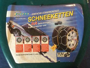 König 4x4 sneeuwkettingen, voor SUV of personenwagens, 16mm  beschikbaar voor biedingen