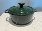 Nomar braadpan 20 cm basilicum groen uitstekend!, Gietijzer, Ophalen of Verzenden, Zo goed als nieuw, Keramische plaat