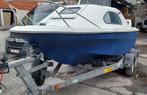 Shetland 536 met aanhanger en 75pk mercury te koop, Ophalen, Zo goed als nieuw, Motor en Techniek, Motorboot