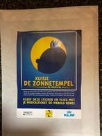 Sticker Kuifje De Zonnetempel, Verzamelen, Ophalen of Verzenden, Kuifje