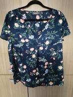 gebloemd blauw bloesje YESSICA mt 42, Kleding | Dames, Ophalen of Verzenden, Zo goed als nieuw, Maat 42/44 (L), Blauw