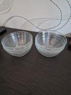 Duralex glazen schaaltjes, Huis en Inrichting, Gebruikt, Ophalen of Verzenden, Glas, Kom(men)