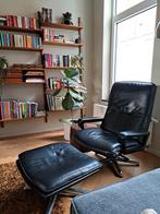 Vintage lounge chair en ottoman, Huis en Inrichting, Ophalen of Verzenden