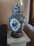 Vintage delfts blauwe vaas, Antiek en Kunst, Ophalen