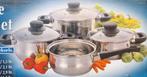 Inox kookpotten (nieuw), Huis en Inrichting, Keuken | Potten en Pannen, Ophalen, Nieuw, Inox