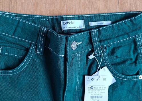 Herinnering Assortiment Oneerlijk ② Groene jeans heren, model straight, maat 34 XS, Nieuw — Pantalons —  2ememain
