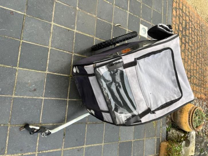 Fietskarretje voor vervoer van je huisdier of spulletjes, Fietsen en Brommers, Fietsen | Bakfietsen, Gebruikt, Goederen, Ophalen