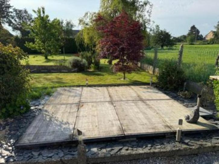 Panneaux de coffrage 140/110/5, Tuin en Terras, Terrasdelen en Vlonders, Zo goed als nieuw, Hout, Ophalen