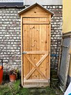 Armoire de jardin/maison à outils en bois avec toit en zinc, Jardin & Terrasse, Stockage & Armoires de jardin, Enlèvement, Comme neuf