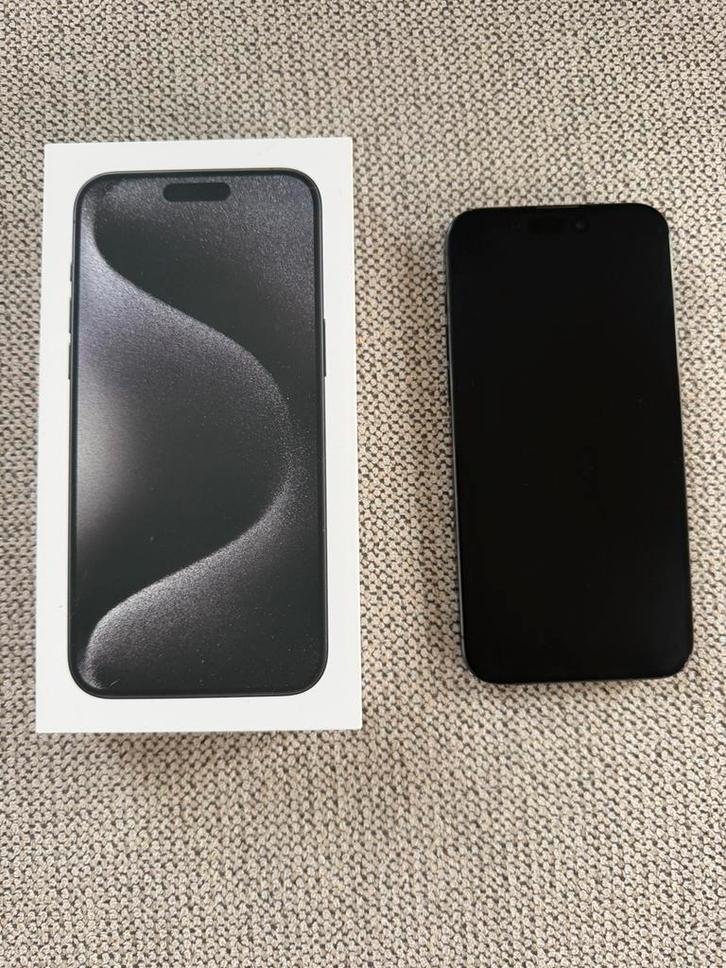 iPhone 15 Pro Max - Zwart - 256 GB, Telecommunicatie, Mobiele telefoons | Apple iPhone, Zo goed als nieuw, 256 GB, Zonder abonnement