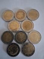10 X 2€ euromunten gelopen en nieuwe munten. (2), Verzenden, België, 2 euro, Setje