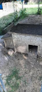 cabanes , bâche, mangeoire pour poules, Enlèvement, Utilisé