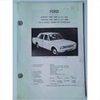 Ford Cortina 1300 1500 1600 GT Vraagbaak losbladig 1967 #2 N, Livres, Autos | Livres, Utilisé, Enlèvement ou Envoi, Ford