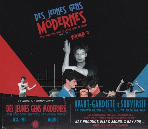 Des Jeunes Gens Modernes vol 2 (post punk cold wave) CD 💿, CD & DVD, CD | Compilations, Comme neuf, Rock et Metal, Coffret, Enlèvement ou Envoi