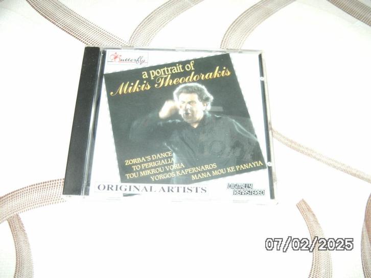 Een CD "a portrait of Mikis Theodorakis", Cd's en Dvd's, Cd's | Pop, Zo goed als nieuw, 1980 tot 2000, Verzenden