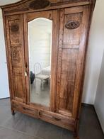 Kleerkast met spiegel, Ophalen, Gebruikt, 100 tot 150 cm, 200 cm of meer