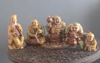Figurines netsuke en résine., Maison & Meubles, Accessoires pour la Maison | Statues de Bouddha, Comme neuf, Enlèvement ou Envoi