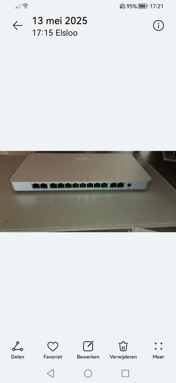 Cisco Meraki MX68 firewall, Computers en Software, Netwerk switches, Ophalen of Verzenden, Gebruikt