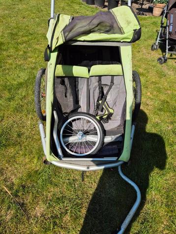 croozer voor 2 kinderen, Ophalen, Gebruikt