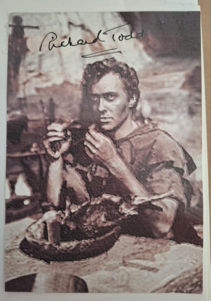 Originele handtekening van RICHARD TODD D-Day Normandy, Bata, Verzamelen, Militaria | Tweede Wereldoorlog, Ophalen of Verzenden