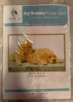 Joy Sunday voorgedrukt borduurpakket “Two brothers”, Hobby en Vrije tijd, Ophalen of Verzenden, Zo goed als nieuw, Borduurpakket