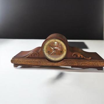 vintage houten klok / schouwklok HERMLE  beschikbaar voor biedingen