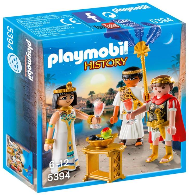 Playmobil Caesar en Cleopatra 5394, Kinderen en Baby's, Speelgoed | Playmobil, Gebruikt, Ophalen