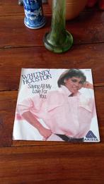 Vinyl (45t) Whitney Houston "saving all my love for you", Cd's en Dvd's, Vinyl | Pop, Ophalen of Verzenden, 1980 tot 2000, Gebruikt