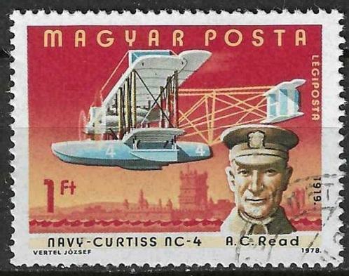 Hongarije 1978 - Yvert 416PA - Piloten en vliegtuigen (ST), Postzegels en Munten, Postzegels | Europa | Hongarije, Gestempeld