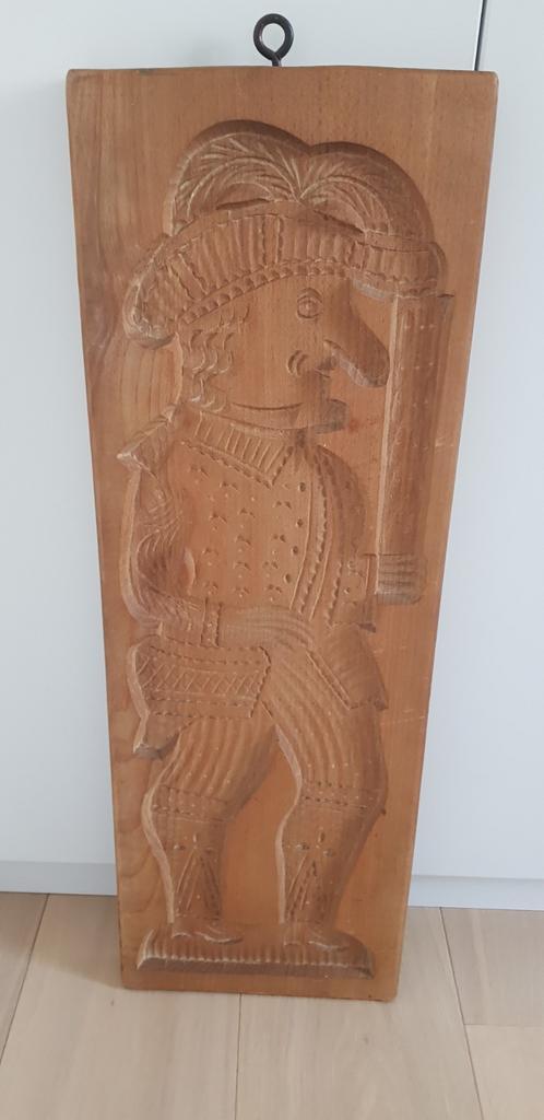 Prachtige massief vintage speculaas vorm volledig met  hand, Antiek en Kunst, Curiosa en Brocante, Ophalen of Verzenden