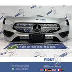 W118 C118 CLA AMG VOORBUMPER ZILVERGRIJS  + DIAMOND GRIL 201, Gebruikt, Ophalen of Verzenden, Bumper, Mercedes-Benz