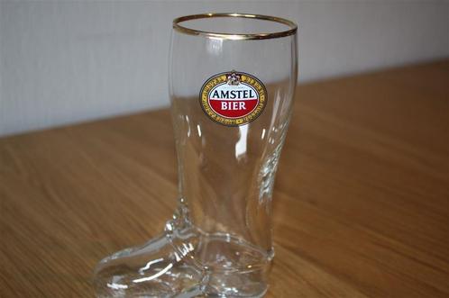 Kleine Amstel laars 15.9cm, Verzamelen, Biermerken, Zo goed als nieuw, Amstel, Ophalen of Verzenden