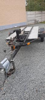 Motoraanhanger met lier, Auto diversen, Aanhangers en Bagagewagens, Ophalen, Gebruikt