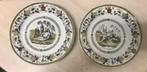 Twee antieke borden Faience de Montereau, Verzenden